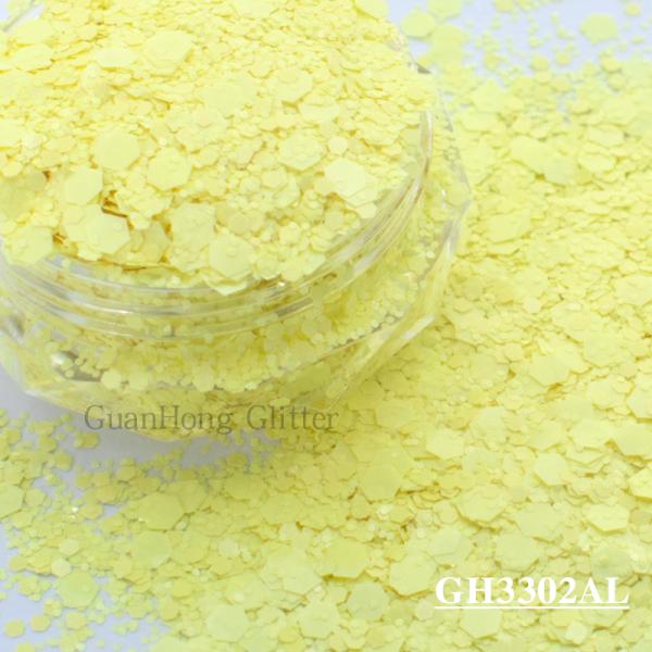 Matte Solvent Resistant Glitter Epoxy Chunky Mix For Nail Arts Decorations