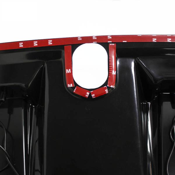 4x4 Car Accessories With Led Light Matte Black Top Cover Front Car Roof Spoiler