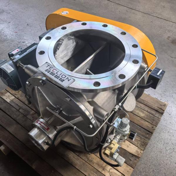 DN300 Caliber Pneumatic Conveying Powder Stainless Steel Rotary Feeder