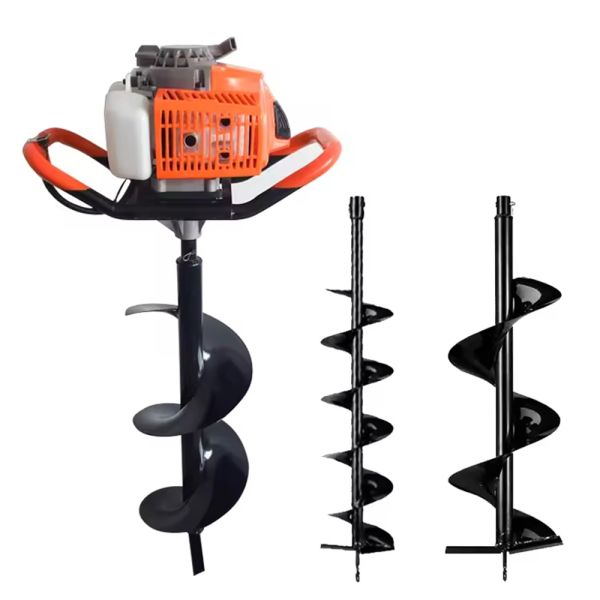 Gasoline-Powered Portable Earth Auger - Multifunctional Auger Boring Machine for Tree Planting and Mining