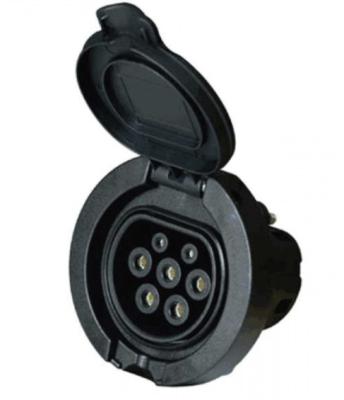 ohm de 0.5m tipo de 3 fases - IEC fêmea 62196-2 da tomada 2 para a estação do carregador de EV
