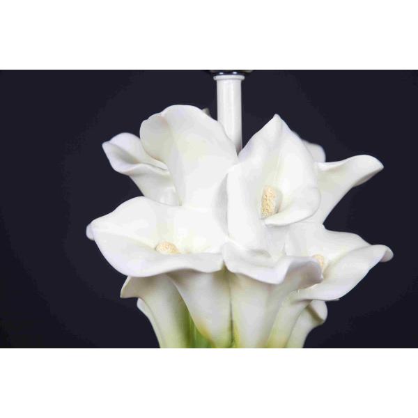 Country Cabins Classic Home Table Lamps With Hanging Crystal Flower Shape