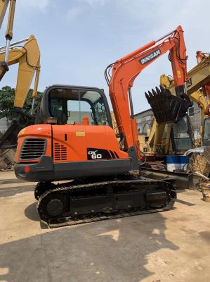 Mini Used Doosan Excavator Small Crawler Digger DX60 DH60 DH55