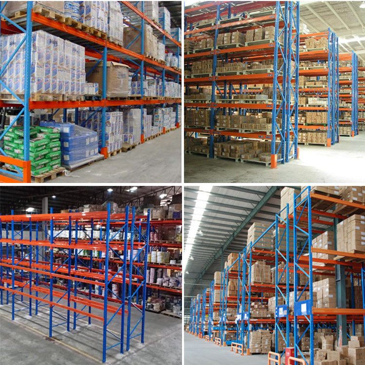 Power Coated Steel Adjustable Selective Pallet Racking for Customized Height and Time