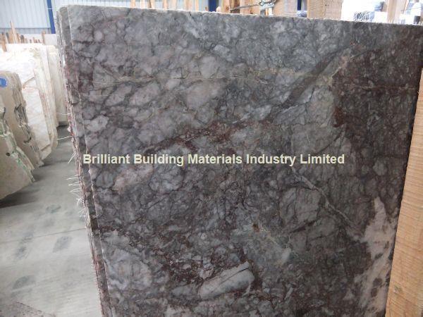 Breccia Fior Di Pesco Marble Tiles, Italy Grey Marble Tiles