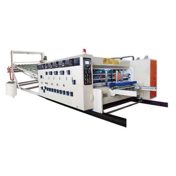 Computer Controlled Four Colour Flexo Printing Machine Lead Edge Feed