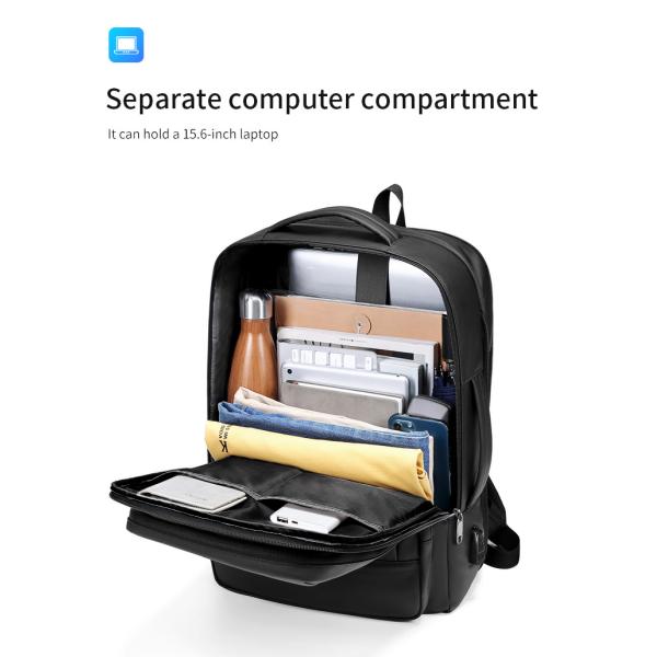 Sacs à main à vendre à l'usine logo personnalisé usb ordinateur portable imperméable en gros hommes 15,6 pouces sac portable sac de voyage sac à dos portable scolaire