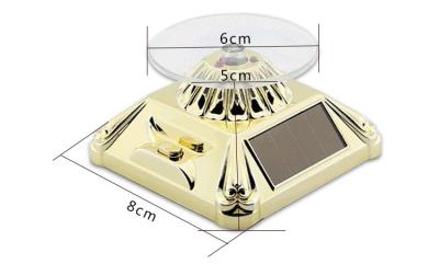Silver / Golden Lotus Solar Display Stand Rotating 360 Degrees For Advertising