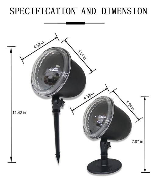 Outdoor Halloween Pattern Light 24pcs / CTN