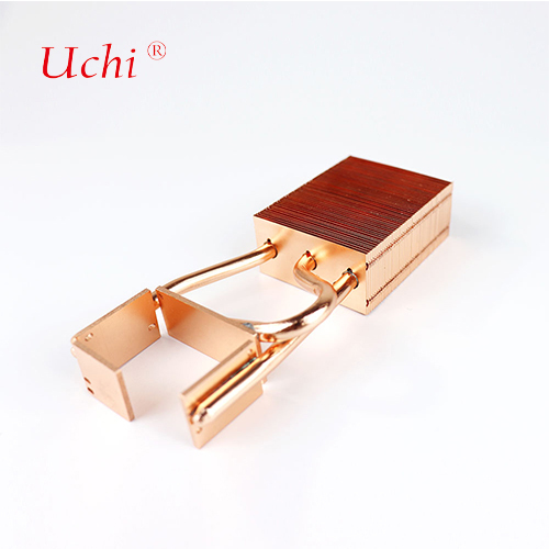 220W Copper Fin Heat Sink Buckle Type for Projector Lamp Optical Cooling