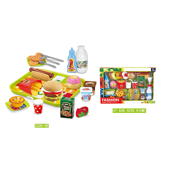 Food Cooking Kitchen Set Role Pretent Children's Play Toys W / Blender Pot 38 Pcs