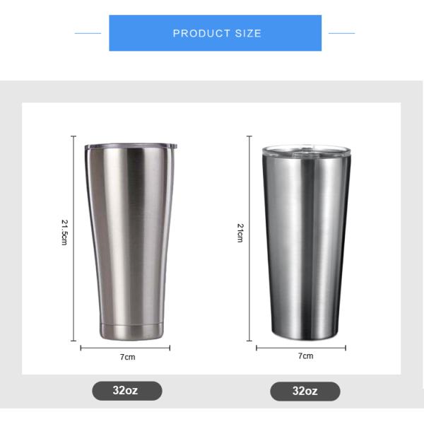 Double Wall Insulated Travel Mugs Stainless Steel For Coffee