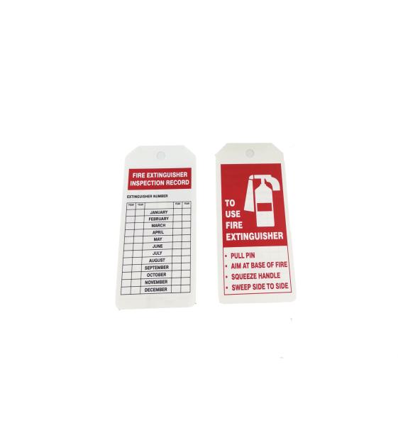 Perigo do PVC do GV travado para fora dos sinais Cardstock duráveis brancos pretos da etiqueta