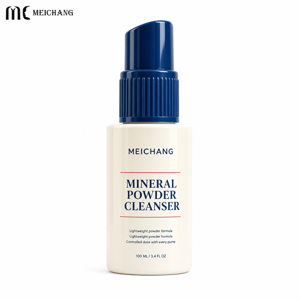 60ml 80ml 120ml Custom PET Powder Spray Bottle with Powder Pump (MC-1507)