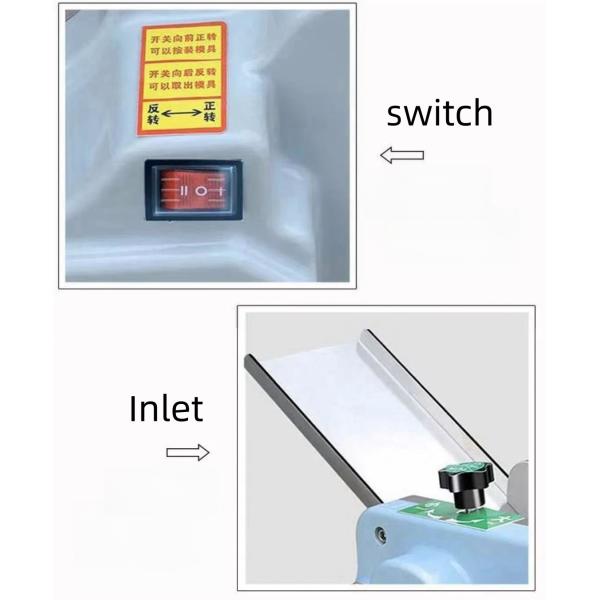 Round or Square Dough Sheet Machine for Merchants Dual Dumpling Wrapper Making Machine