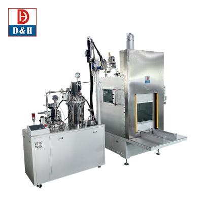 Limpeza automática Máquina de fundição de vácuo para melhorar o processo de potting e dispensing