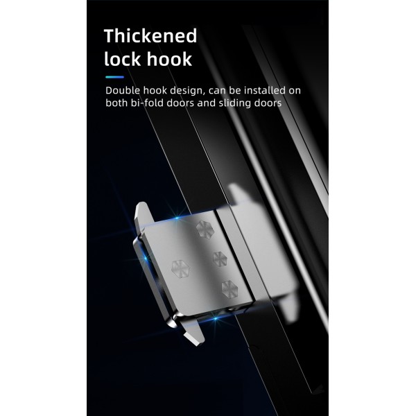 YAGU Smart Electric Lock Smart Wifi Digital Double Sliding Glass Door Handle Lock Tuya with Face Recognition Smart Lock