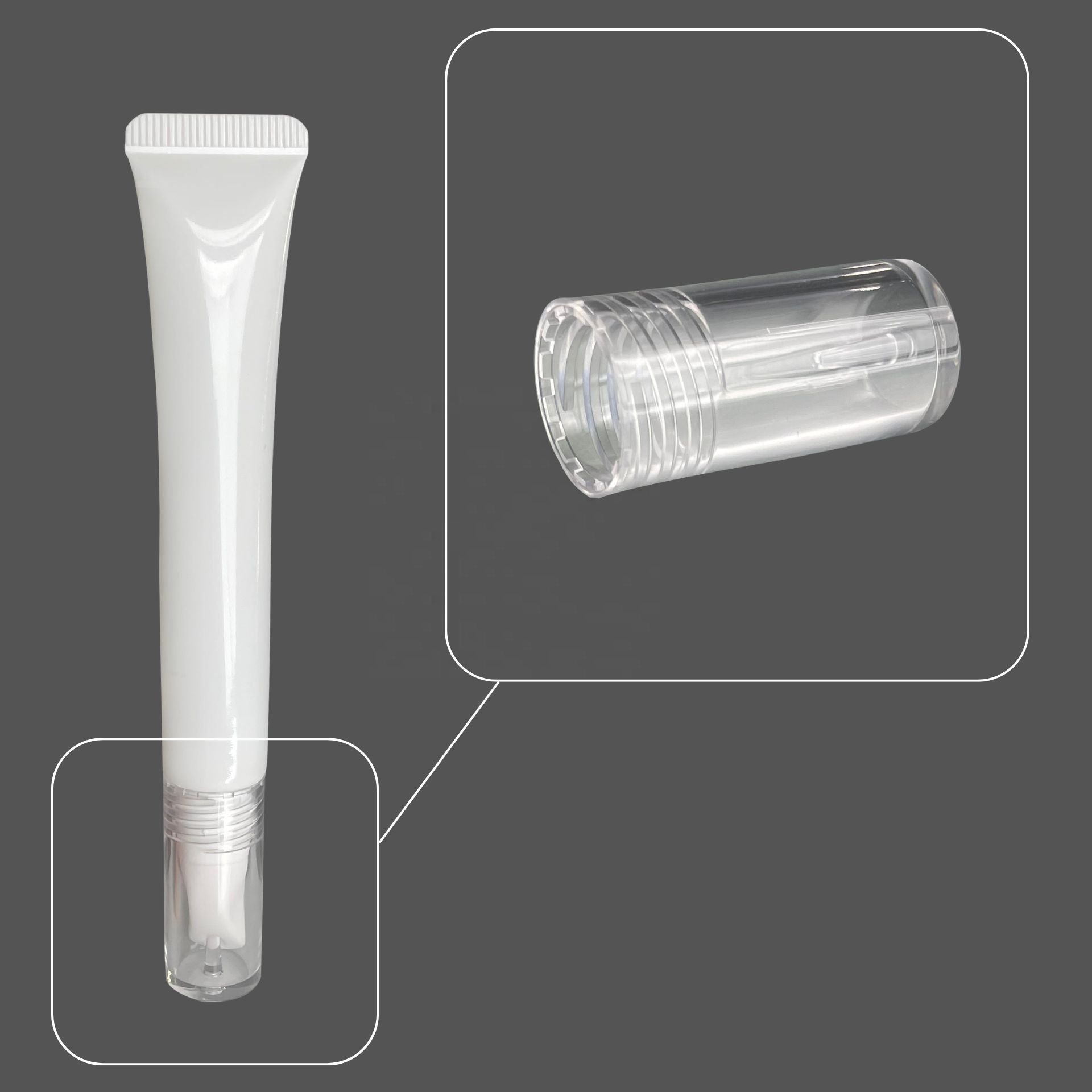 Top Cap Shampoo Lipstick Tube for Flip Manufacturer Care Packaging Toothpaste Soft Lipstick Tube with Lipstick Tube