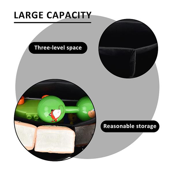 Car Auto Seat Back Multi Pocket Storage Bag Pouch Cooler Hanging Insulated