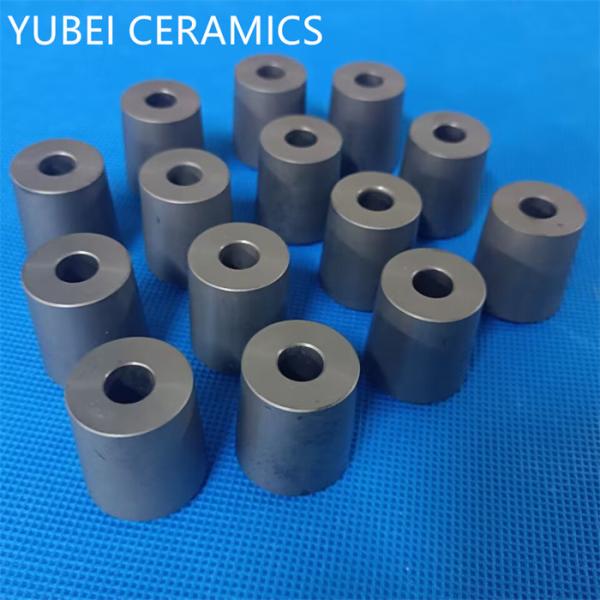 400GPa Sic Ceramic Rod , Silicon Carbide Bushing And Sleeves