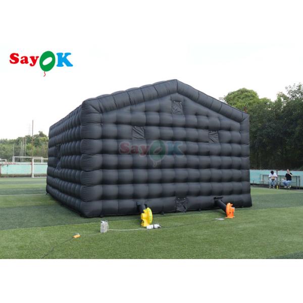 Черный диско надувный свет Мобильный ночной клуб палатка портативная вечеринка светодиодное освещение для аренды надувных ночных клубов