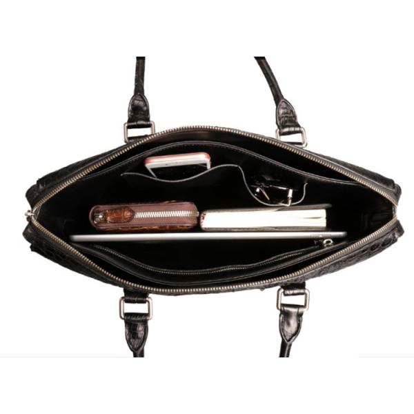 Factory wholesale sales promotion crocodile leather handbag shoulder slung briefcase men's business bag