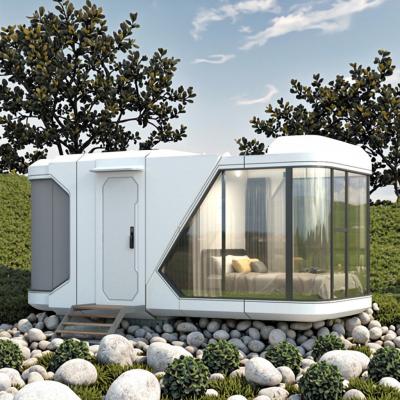 Future Accommodation Contemporary Steel Frame Space Cabin Homestay for Resorts Apartments Offices Malls-New Experience Charm