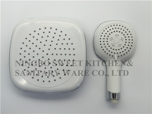 hot sale ABS material chrome plating shower head hand shower rain shower sanitary ware accessories