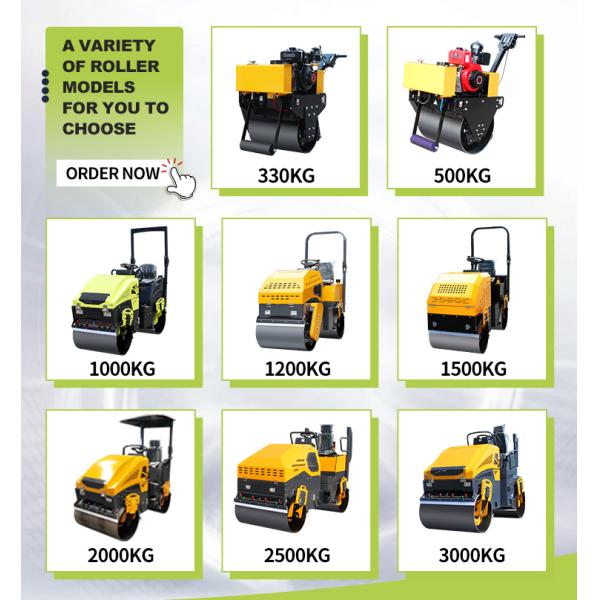 2 Ton 3 Ton Ride on Road Roller Hydraulic Vibratory Compactor Double Drum Roller for Sale