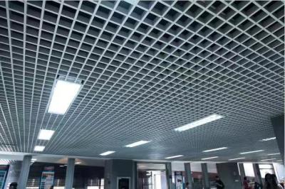 Rectangular Aluminum Alloy Grille Strong Impact Resistance Excellent Weather Resistance