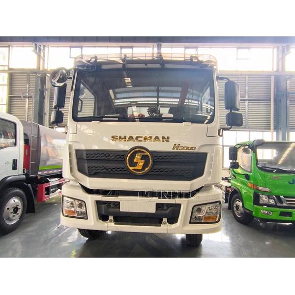 Chauffeur compact de déchets Shacman H3000 345HP 4X2 6 roues Compacteur poubelle