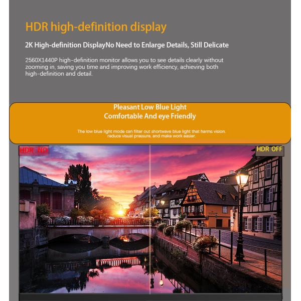 24 Inch LCD Gaming Monitor 1K FHD 144Hz 165Hz 180Hz 200Hz Freesync Fixed Bracket PC Monitor