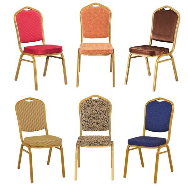 Стула бального зала свадьбы партия металла банкета гостиницы Stackable арендная 46x56x93cm