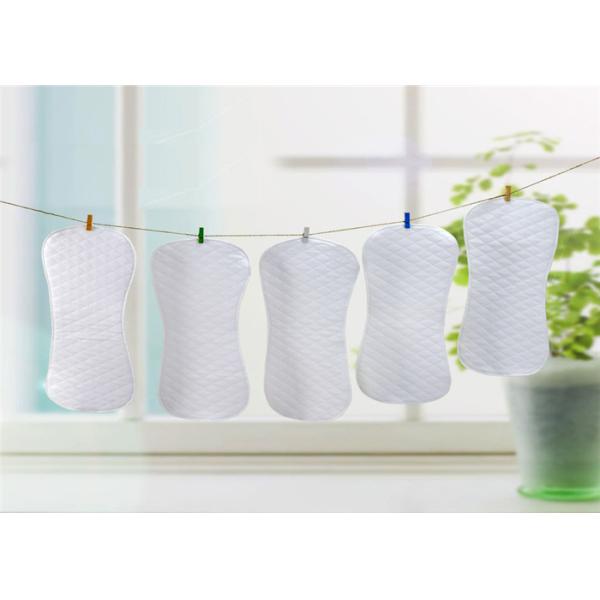 Non Disposable Baby Cloth Diapers , Pure Cotton Washable Diapers For Babies