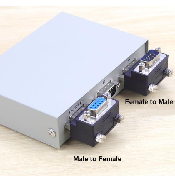 Adapter connector  male-female and female to male connector  for DB9 adapter