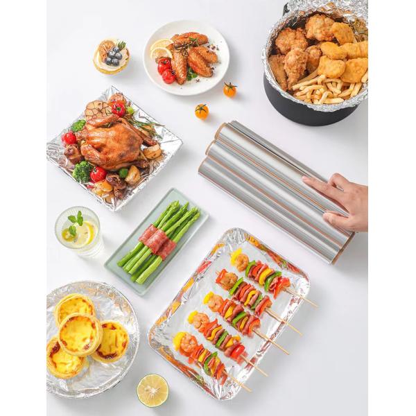 Мягкая температура 200 квадратных футов тяжелая алюминиевая фольга для гриля и выпечки