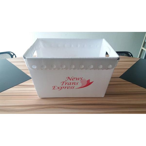 Rigid Customized Lightweight PP Mail Tote Corrugated Plastic Postal  Boxes Bins