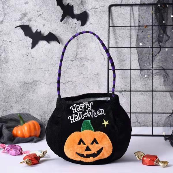 In-stock New Gift Halloween Non-Woven  Tote Bag for Candy and Pumpkin