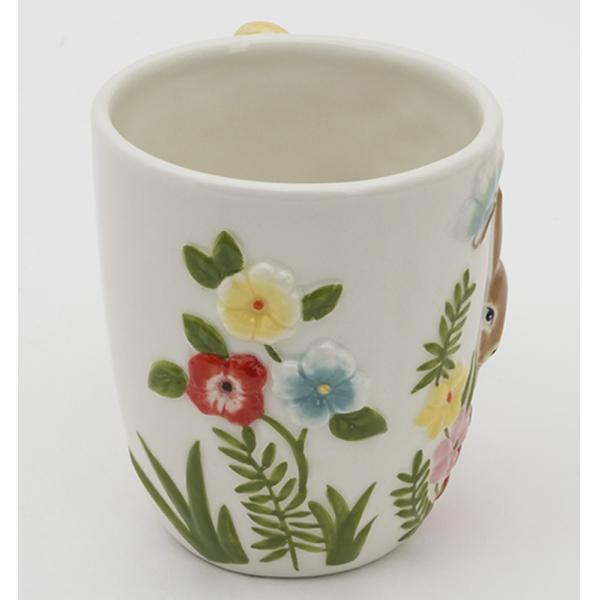 Кофейные кружки для садоводов Вода Кафе Чашки Ручные отпечатки Птиц 12 унций Большая Порцелановая кружка Керамика