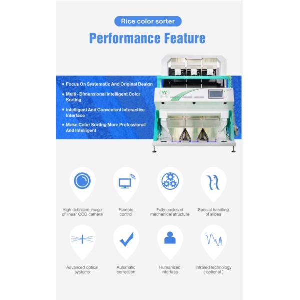 2025  Newest Model CCD Color Sorter Machine For Wheat Rice Sorghum Cereals
