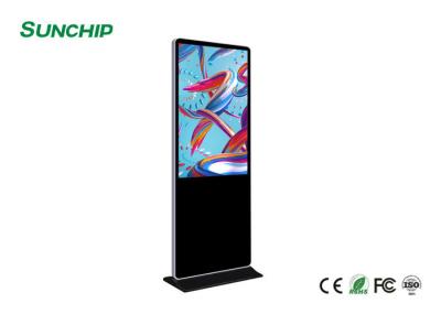 1920*1080 Touch Screen Digital Signage , 49 Floor Standing Digital Display