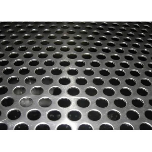 1mm Hole Round Perforated Metal Mesh Punch Plate Multipurpose Custom