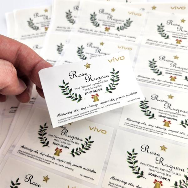 Waterproof PVC PE Adhesive Label Sticker High Quality Sticker Paper Homemade Label Stickers