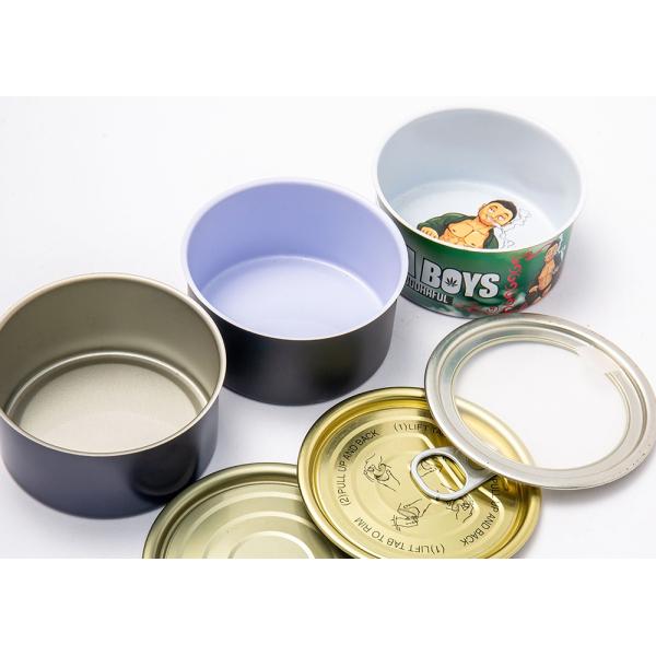 150 мл круглые табачные банки D73x38 мм оловянные банки для упаковки сорняков