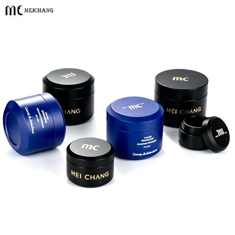 5G 10G 15G 30G 50G Custom PCR Electroplated double layer Cream Jar Dopamine Color Cosmetic Packaging for Skincare Brands(MC-P-556)
