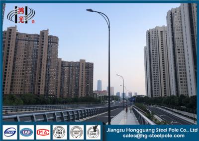 Stainless Lamp Galvanised Street Light Poles For Mast Flood Lighting