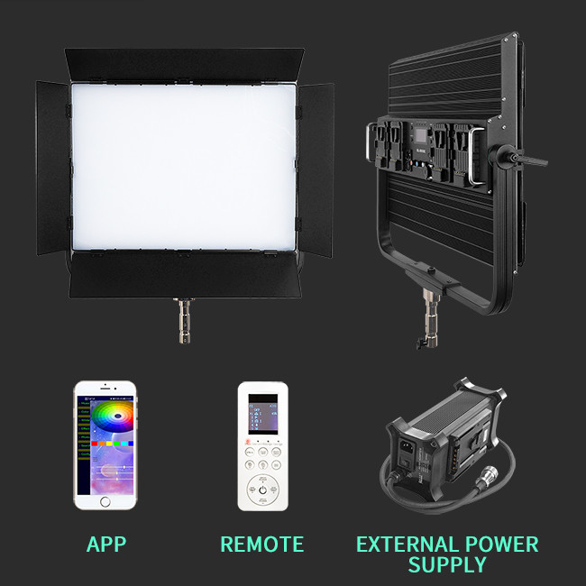 Освещение фотографии стрельбы фильма этапа ТВ светов 2800k студии СИД RGB металла 50000LM