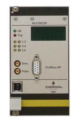 Emerson EPRO CSI 6500 Série EPRO A6370D Monitor de Proteção contra sobrevelocidade