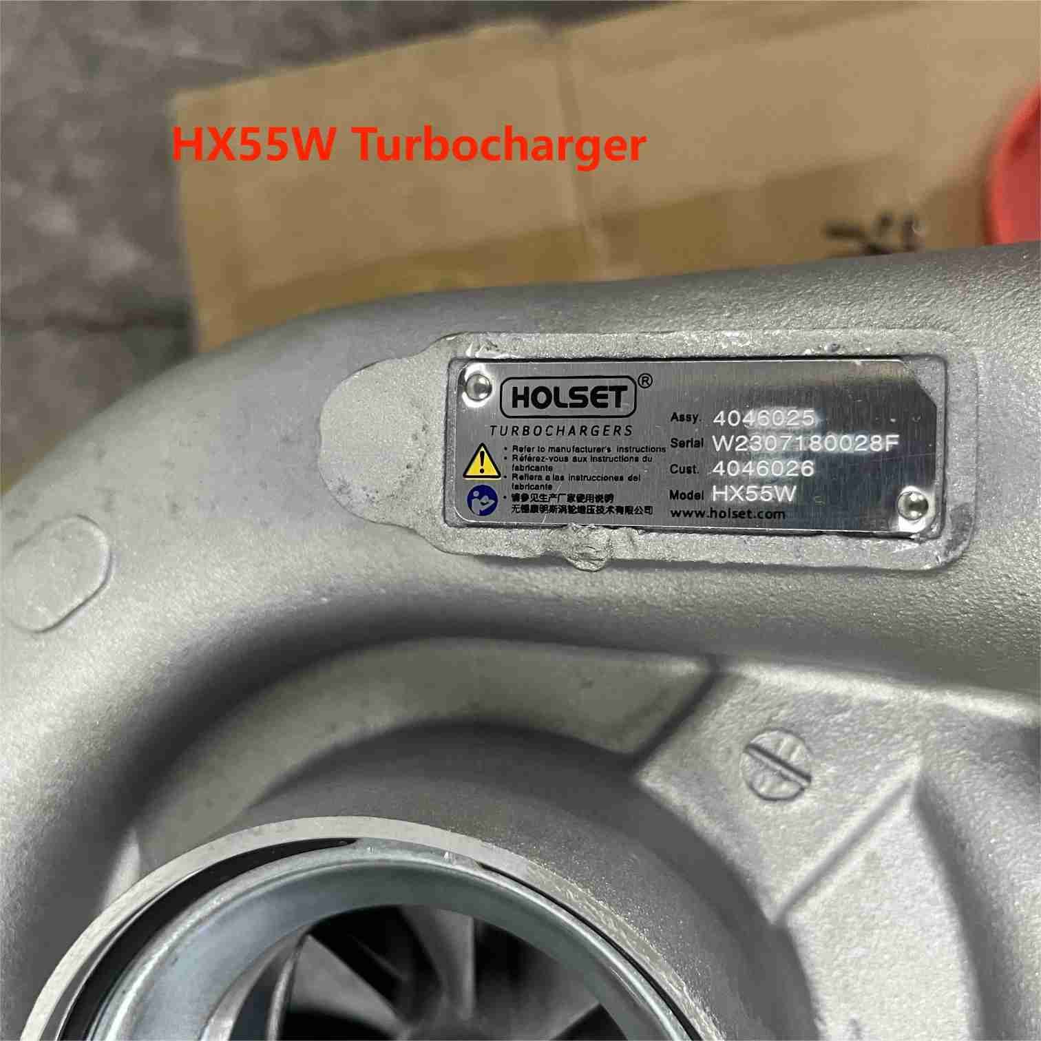 HX55W Turbo CUMMINS Части двигателя Турбина 4046026 4046025 Турбокомпрессор