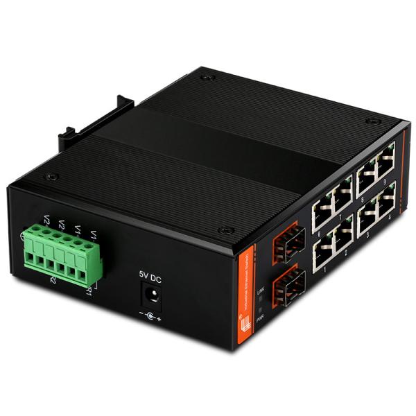 Fast Ethernet Industrial Switch Unmanaged 8x10/100Base-TX